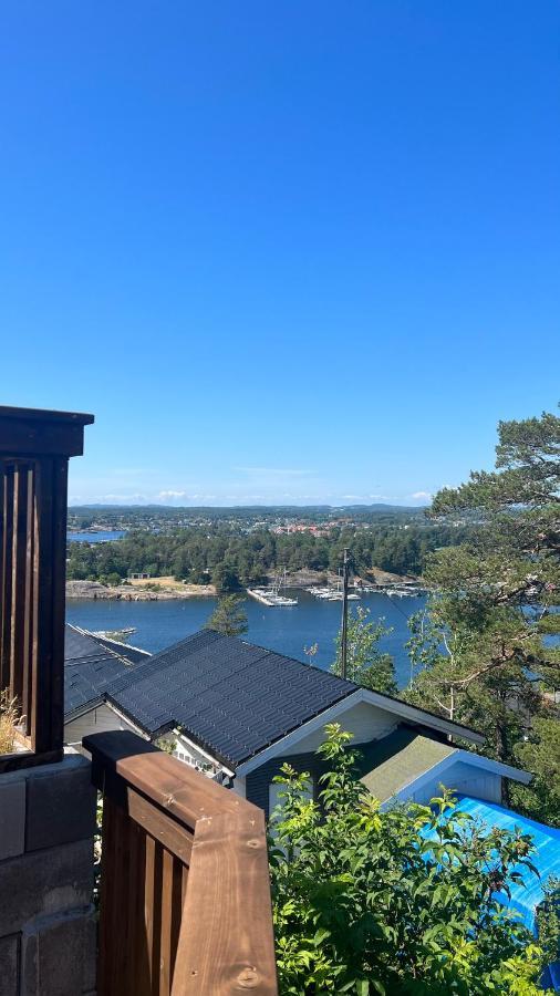 Moderne Leilighet Med Panorama Utsikt Lejlighed Sandefjord Eksteriør billede